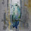 Blue Songbird by Parvez Taj - Print on Metal-1061933151