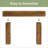 Versatile End Table,Compact Console Table,Wood Coffee Table-1632876111
