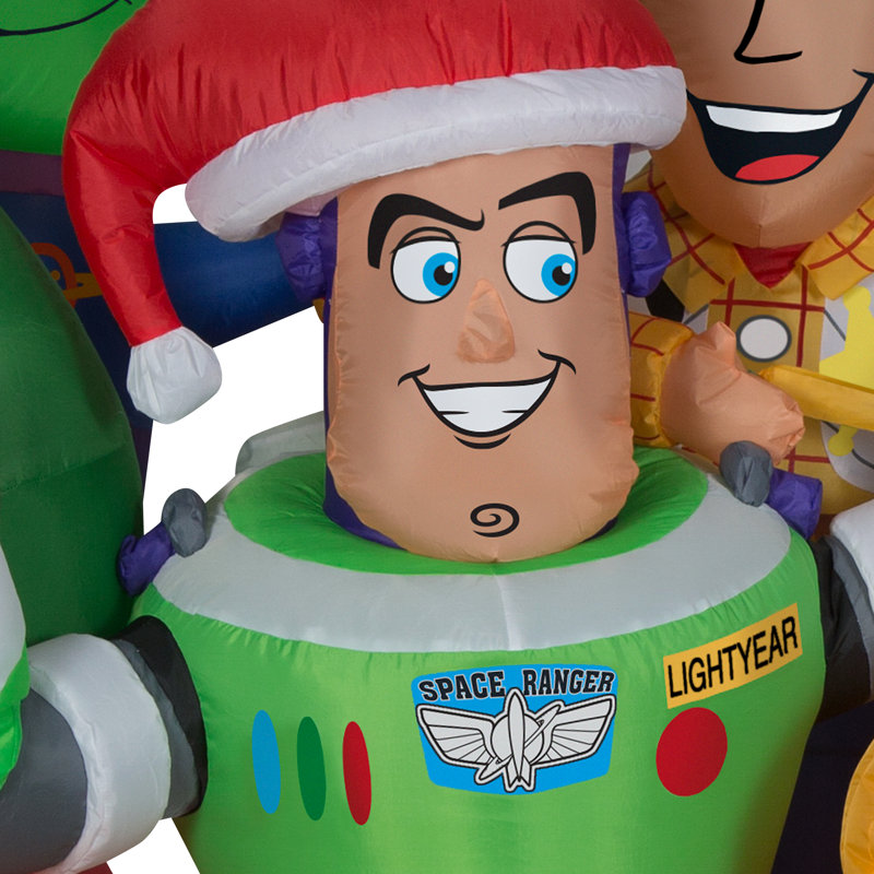Airblown-Toy Story avec traineau-scène LG-Disney