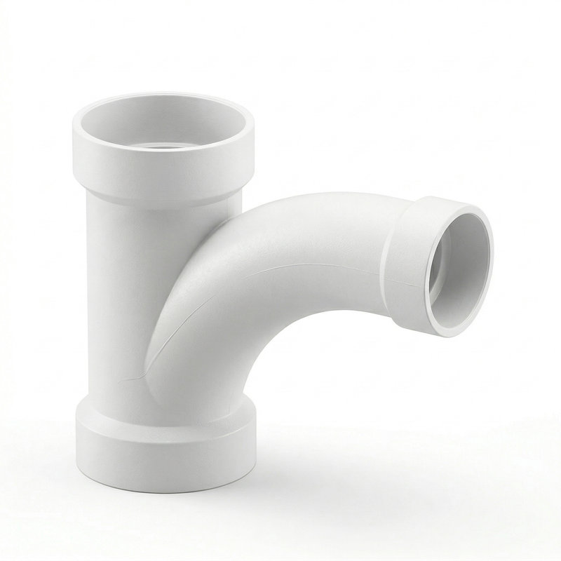 2 po x 2 po x 1-1 / 2 po, combinaison de vents en PVC et coude réducteur à coude 45 ° 1/8 Bend, drain en PVC blanc, (paquet de 20)