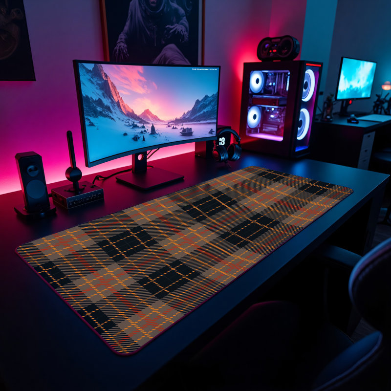 Polyester Desk Pad, 14.4x12.1