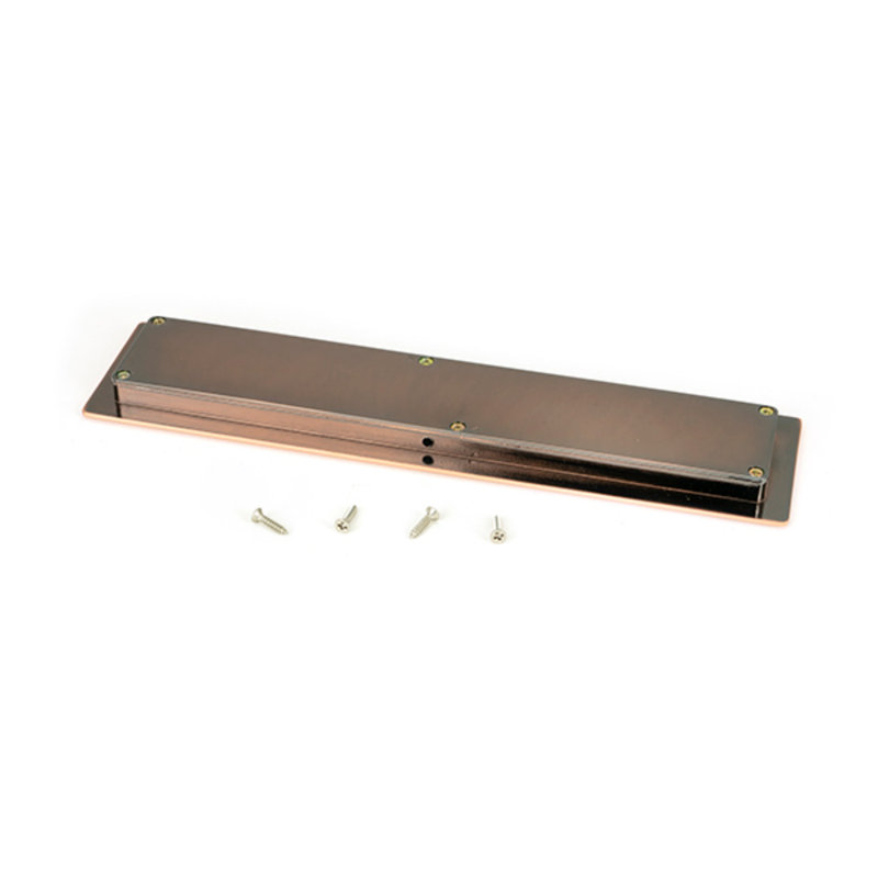 Recessed Handle, 22 cm, Polished Bronze