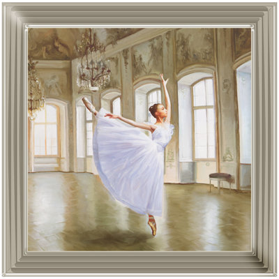 Single Picture Frame Painting on Glass