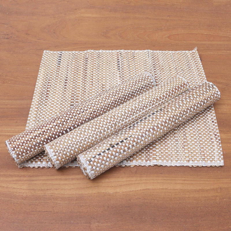 Ensemble de napperons en coton 4 pièces