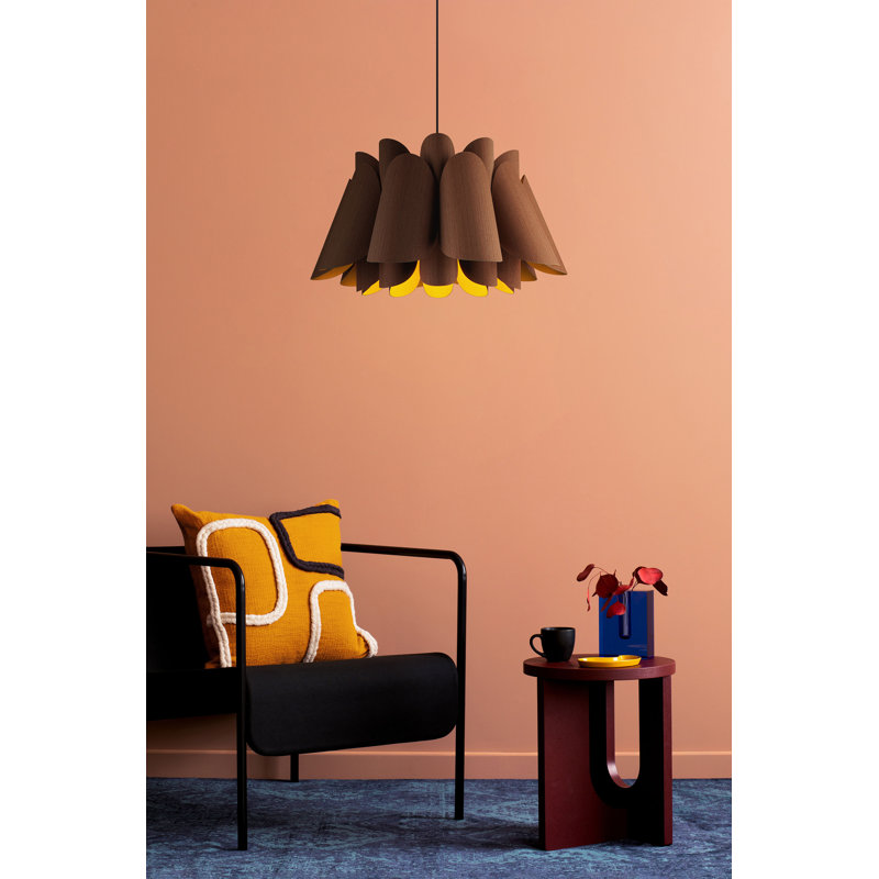 Luminaire suspendu noir 1 lumière Federica, Petribi