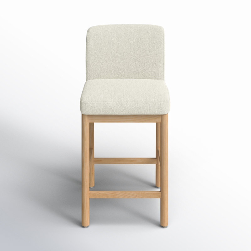 Connie Boucle Counter Stool, Cream