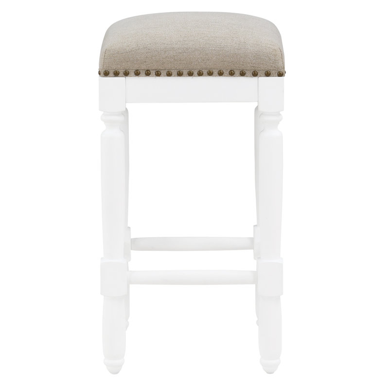 Tabouret de comptoir blanc Auxane