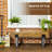 Nirek 48.03 " W Metal Outdoor Garden Bench