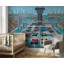Décoration murale géométrique amovible de style Mid-Century-1093915306-1093915307