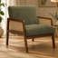 Chaise d'appoint rembourrée, fauteuil de salon, chambre à coucher-1009571329