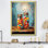 Popart Glitzy Gumballs Portrait I - Art abstrait sur toile_105773