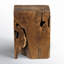 Duvall Teak Square Stool - Teak Root