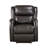 Modern Living Room Furniture 1Pc Power Reclining Chair Faux Leather Upholstery Plush Seating Solid Wood Frame-873592131