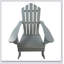 Chaise Adirondack inclinable en bois