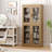 Wood Glass Door Display Cabinet China Cabinet-1826213295