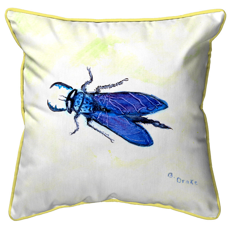 Outdoor Reversible Throw Pillow, Small