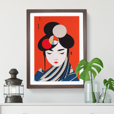 Creative Geisha 1 Piece Single Picture Frame Painting