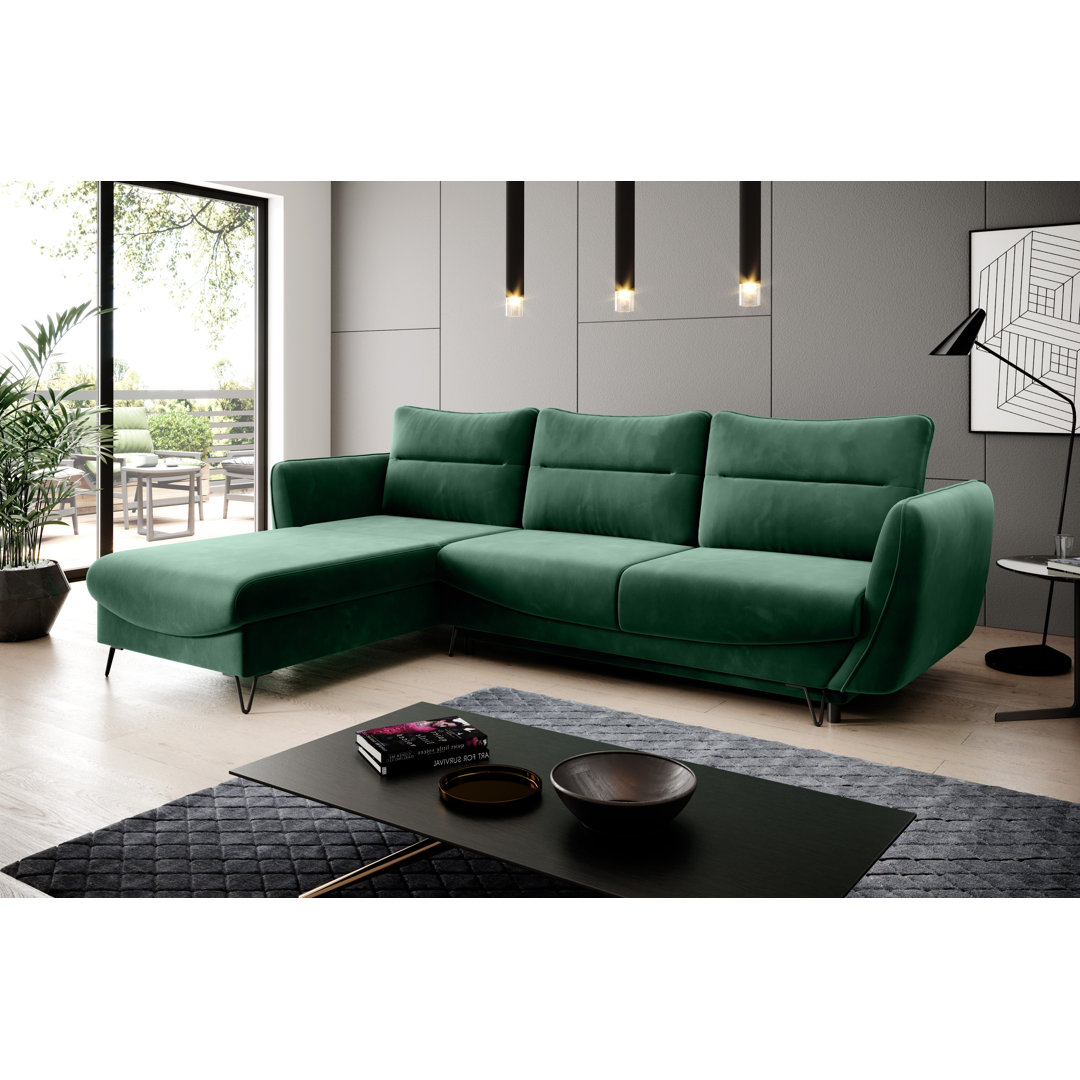 Ecksofa Stotesbury mit Bettfunktion