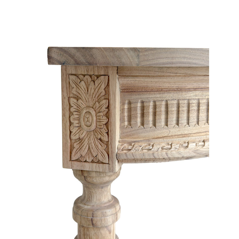 Camille 40.5'' W Solid Wood Console Table