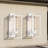 Black Rectangular Double-Bulb Outdoor Walllamp(Set Of 2)-193320921-195511499