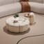 Table basse légère de style crème en pierre
