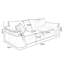 Causeuse-coussin standard en cuir véritable noir-129384042-129384045