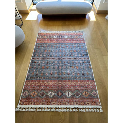 Coton à imprimé numérique marocain Toscana orange; Tapis chenille antidérapant