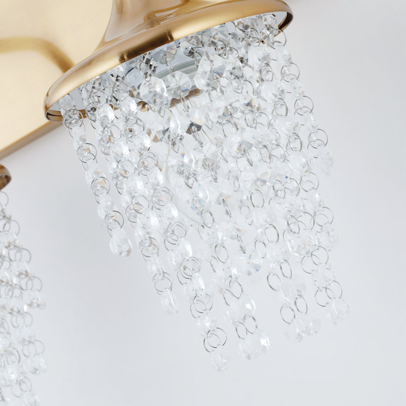 Éclairage pour salle de bain 3 lumières Modern Crystal