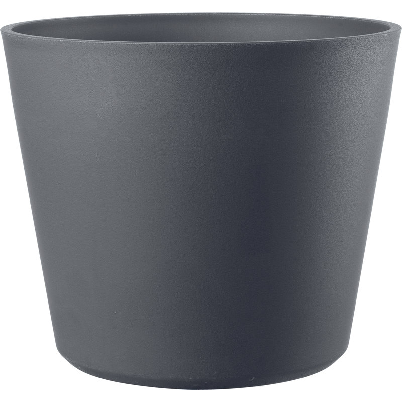 Vaso Origin Pot, Light Grey, 39.6cm H x 47.7cm W x 47.7cm D, 2