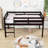 Twin Wood Loft Bed With Ladder-13062694