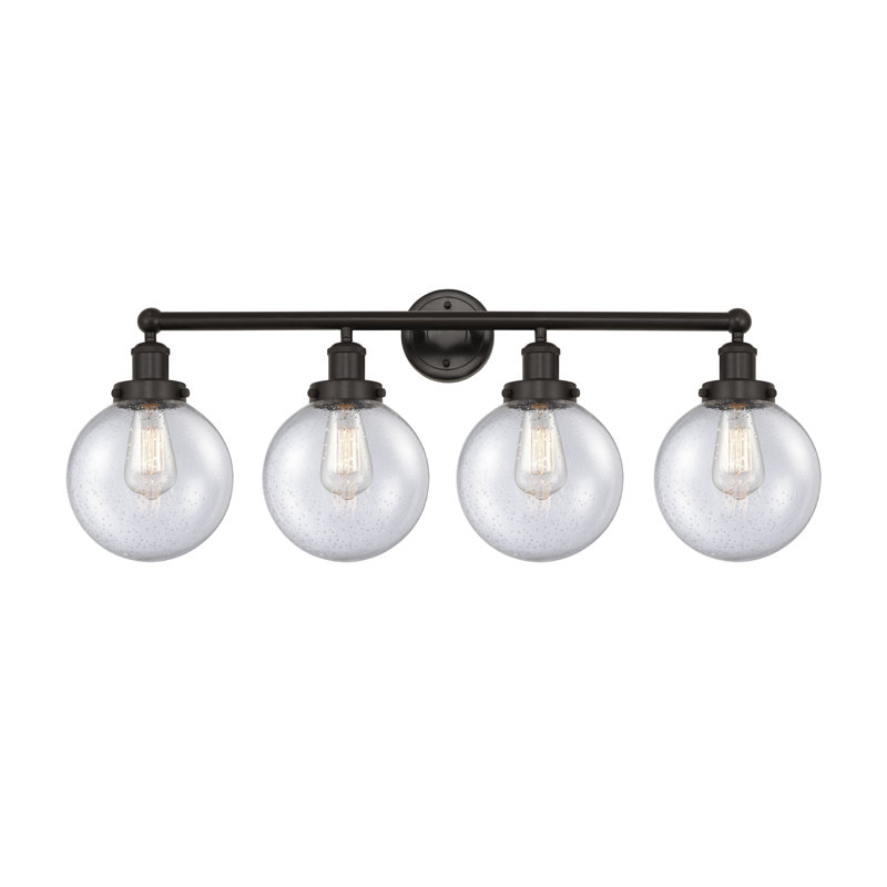 Alphonsa 4 - Light Dimmable Vanity Light, Mercury, Oil Rubbed Bronze