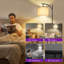Lampe de table sur pied 62 "Zoulla-1183746913