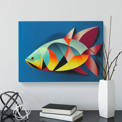 Painted Fish Vol.5 - Wrapped Canvas Print