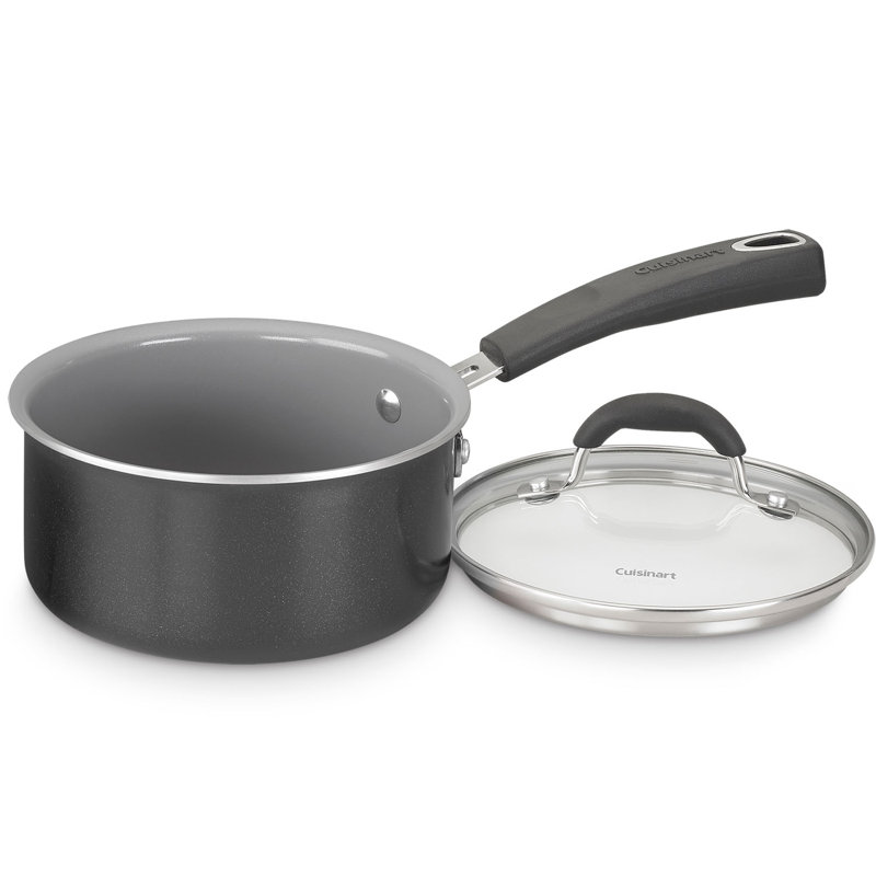Cuisinart Ceramica XT 11 Piece Non Stick Cookware Set, Black