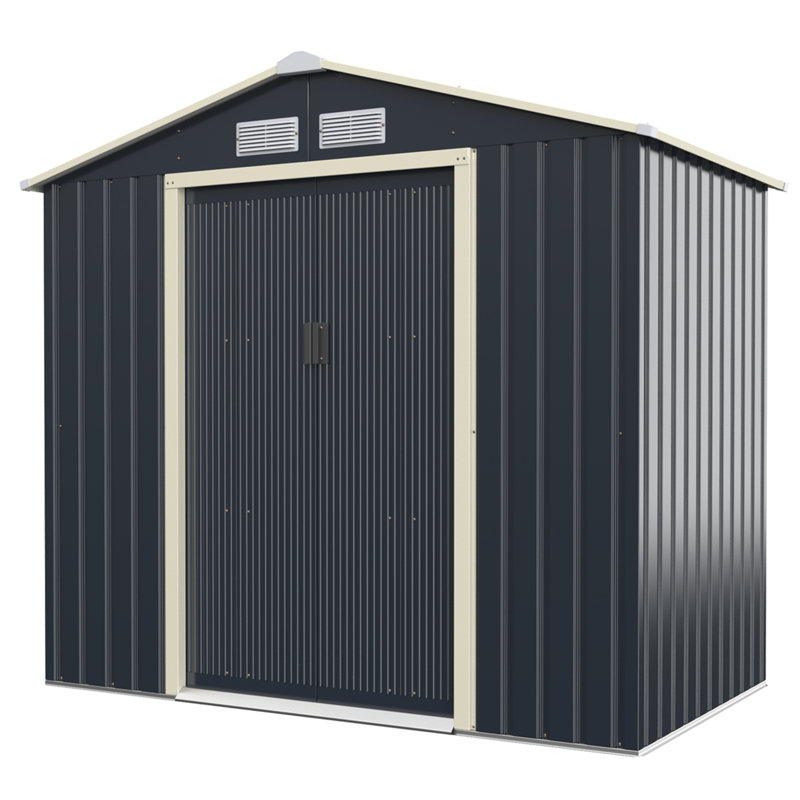 Britanny 7 ft X 4.2 ft Metal Saltbox Tool Shed
