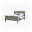 Mobilier de chambre à coucher moderne en bois massif avec lit-bateau-89150881-89150886
