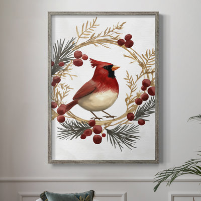 «Christmas Holiday Art CMLXVI», reproduction d'art encadrée - bois massif XMA171746