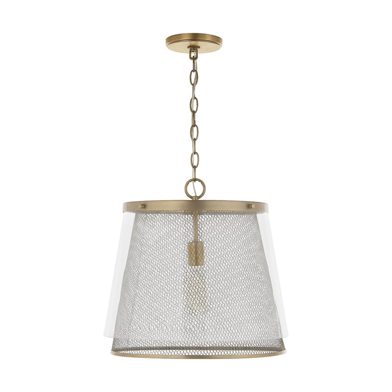 Luminaire suspendu conique 1 lumière 