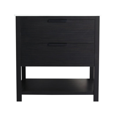 30.00'' Single Bathroom Vanity with Ceramic Top