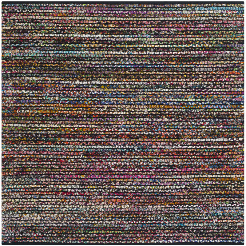 Tapis en coton / jute Abhay, Carré 6 pi