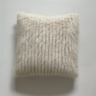 Faux Fur Throw Pillow