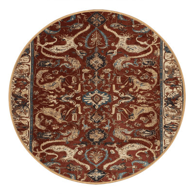 Machine Washable Persian Brown Area Rug
