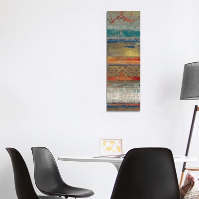 Lace Abstract II 1 Piece Panoramic Wall Art on Canvas