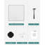 93cm W Plastic Height -Adjustable Shelving Unit