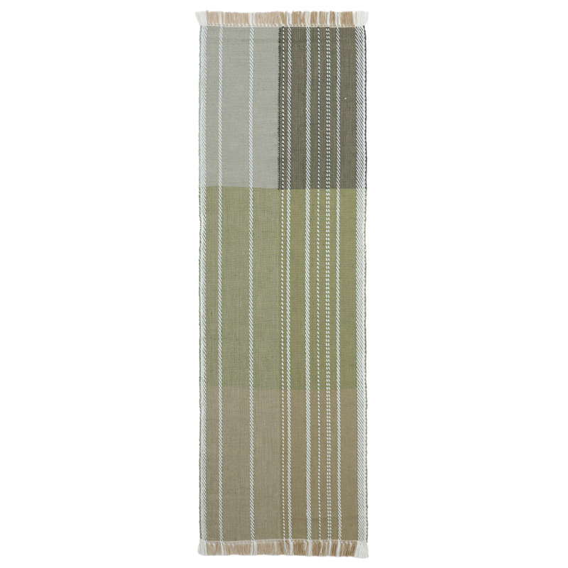 Tapis tissé à plat Modern Townhouse, Tapis de couloir 2 pi 6 po x 8 pi
