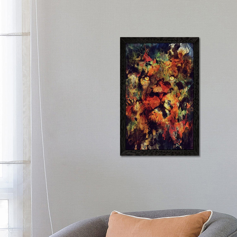 1 Piece Wall Art on Canvas, 101.6 cm H x 66.04 cm W, Black Framed