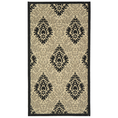 Tapis sable / noir Arneshia