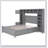 Wooden Bed With All-In-One Cabinet And Shelf-341904050