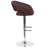 Amberlie Modern Upholstered Adjustable-Height Barstool with Footrest-124991589-124990601