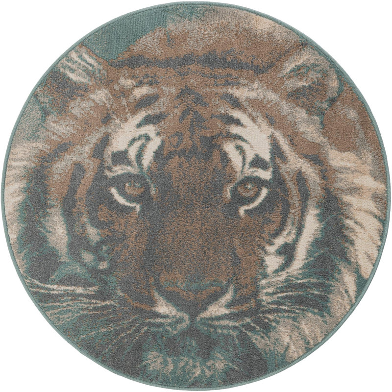 Eyes Telaya Rug, Round 4'1"